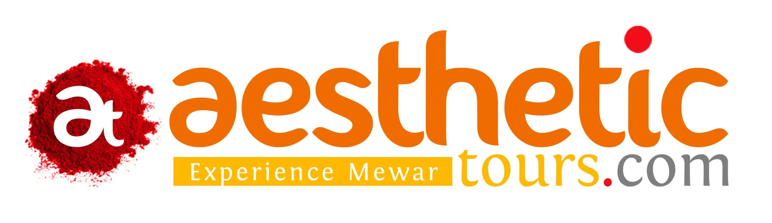 Aesthetic Tours Logo with Monogram and Tagline