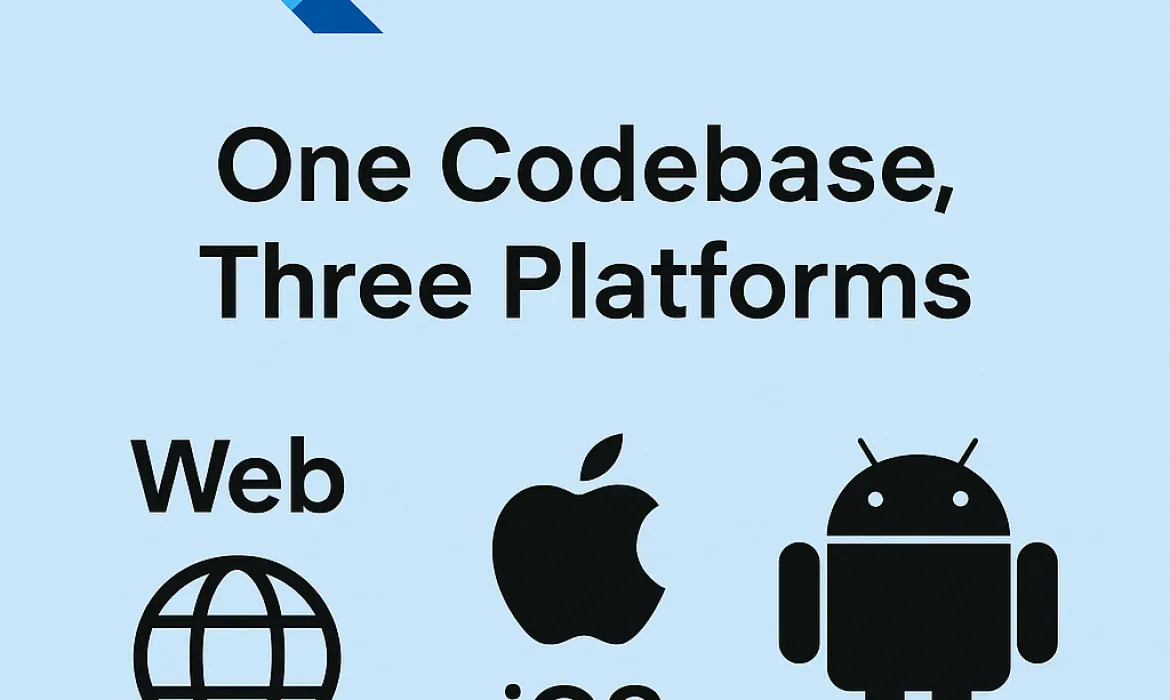 Flutter for Web, iOS, and Android: One Codebase, Three Platforms